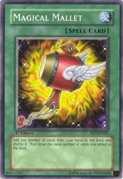 1st Edition, Common, Normal Spell, Spell, Structure Deck: Invincible Fortress, Unlimited Magical Mallet [SD7-EN021] Common - Trading Card World