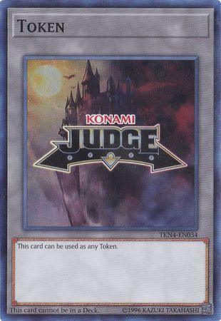 Judge Promotional Cards, Super Rare, Token, Unlimited Token [TKN4-EN034] Super Rare - Trading Card World