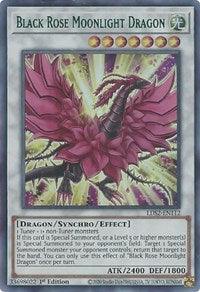 1st Edition, Dragon, Legendary Duelists: Season 2, Light, Synchro/Effect Monster, Ultra Rare Black Rose Moonlight Dragon (Green) [LDS2-EN112] Ultra Rare - Trading Card World