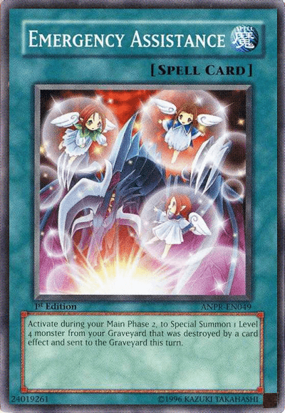 1st Edition, Ancient Prophecy, Common, Normal Spell, Spell, Unlimited Emergency Assistance [ANPR-EN049] Common - Trading Card World