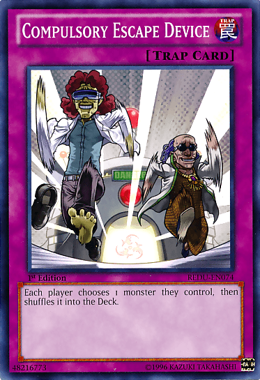 1st Edition, Common, Normal Trap, Return of the Duelist, Trap, Unlimited Compulsory Escape Device [REDU-EN074] Common - Trading Card World