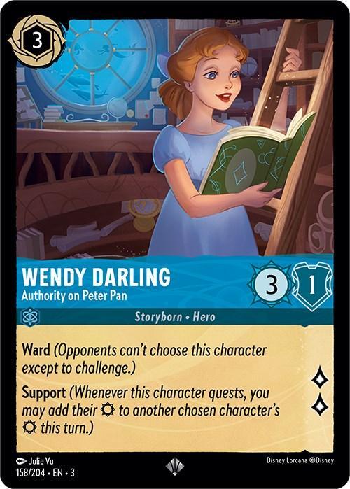  Wendy Darling - Authority on Peter Pan (158/204) [Into the Inklands] - Trading Card World