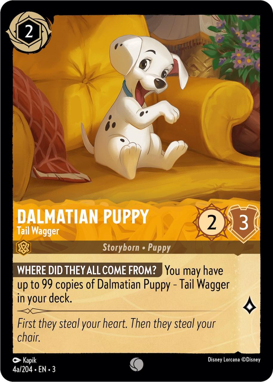  Dalmatian Puppy - Tail Wagger (4a) (4a/204) [Into the Inklands] - Trading Card World