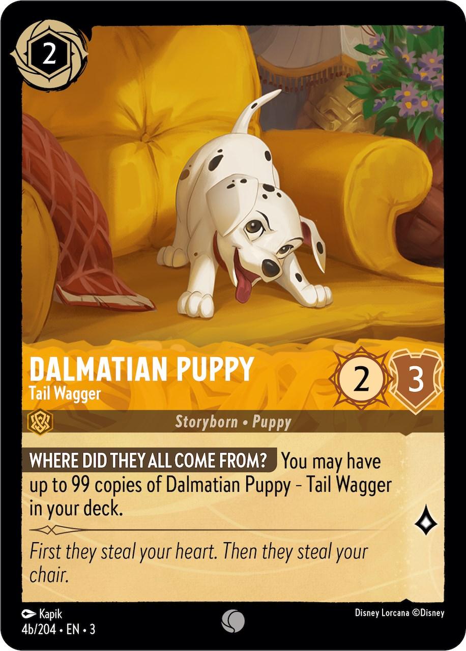  Dalmatian Puppy - Tail Wagger (4b) (4b/204) [Into the Inklands] - Trading Card World