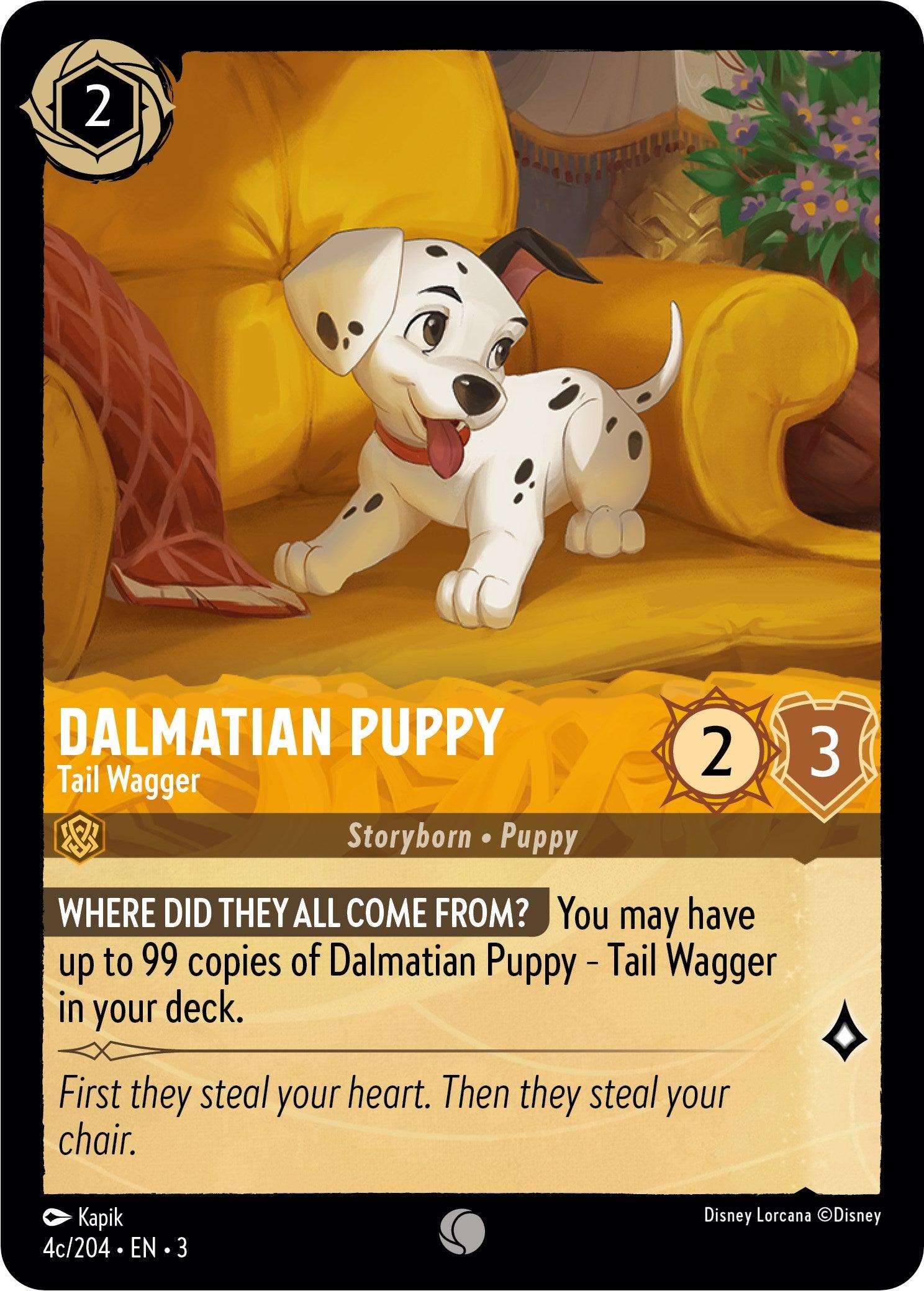  Dalmatian Puppy - Tail Wagger (4c) (4c/204) [Into the Inklands] - Trading Card World