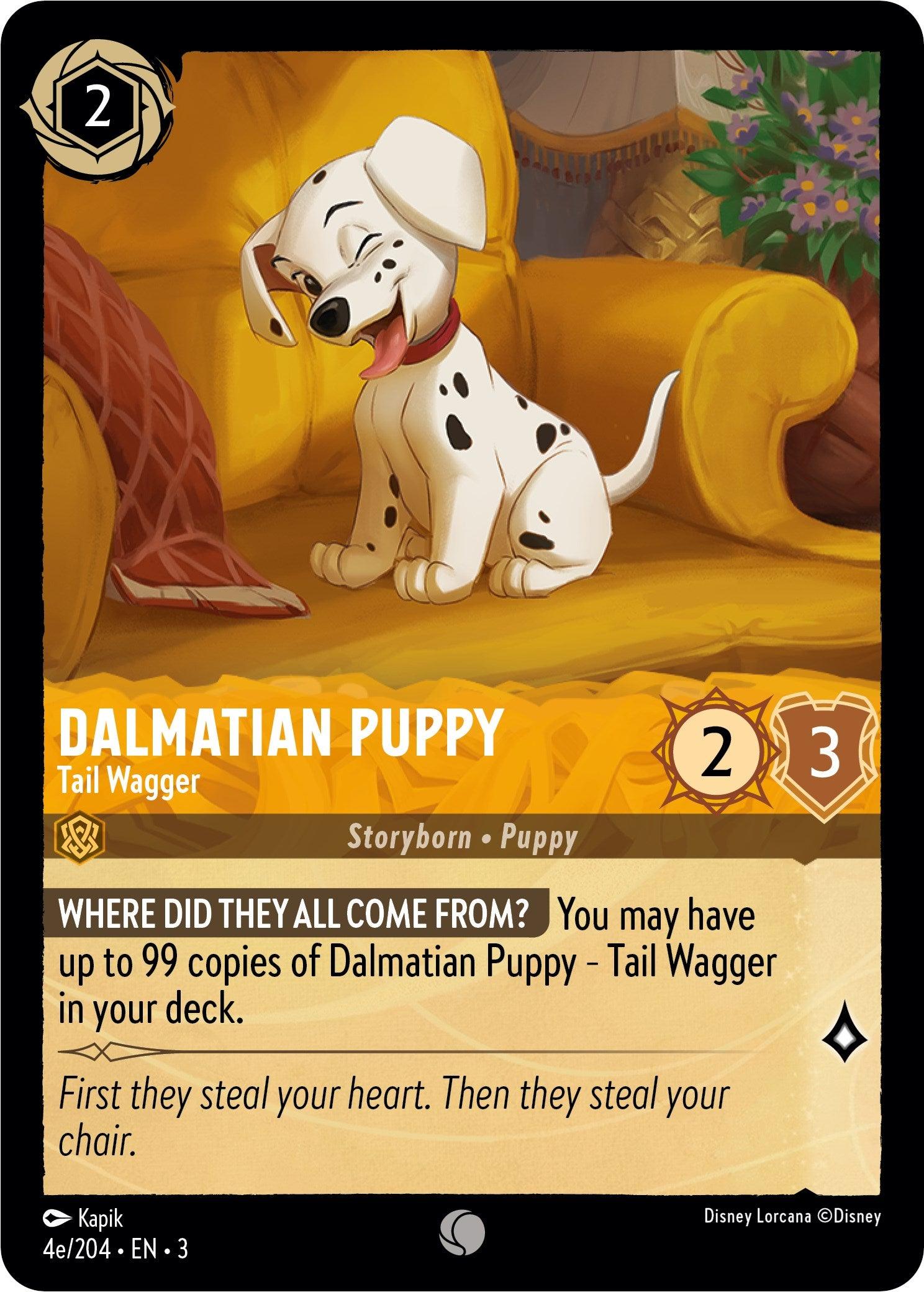 Dalmatian Puppy - Tail Wagger (4e) (4e/204) [Into the Inklands] - Trading Card World