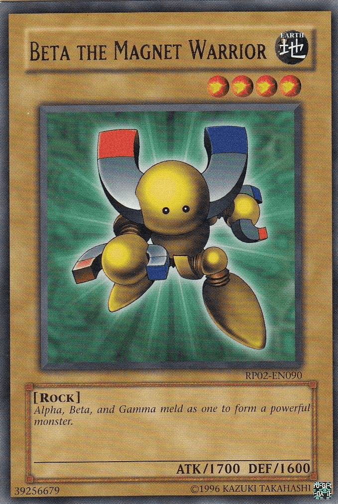 Earth, Normal Monster, Rare, Retro Pack 2, Rock, Unlimited Beta The Magnet Warrior [RP02-EN090] Rare - Trading Card World