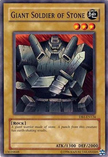 Common, Dark Beginning 1, Earth, Normal Monster, Rock, Unlimited Giant Soldier of Stone [DB1-EN124] Common - Trading Card World