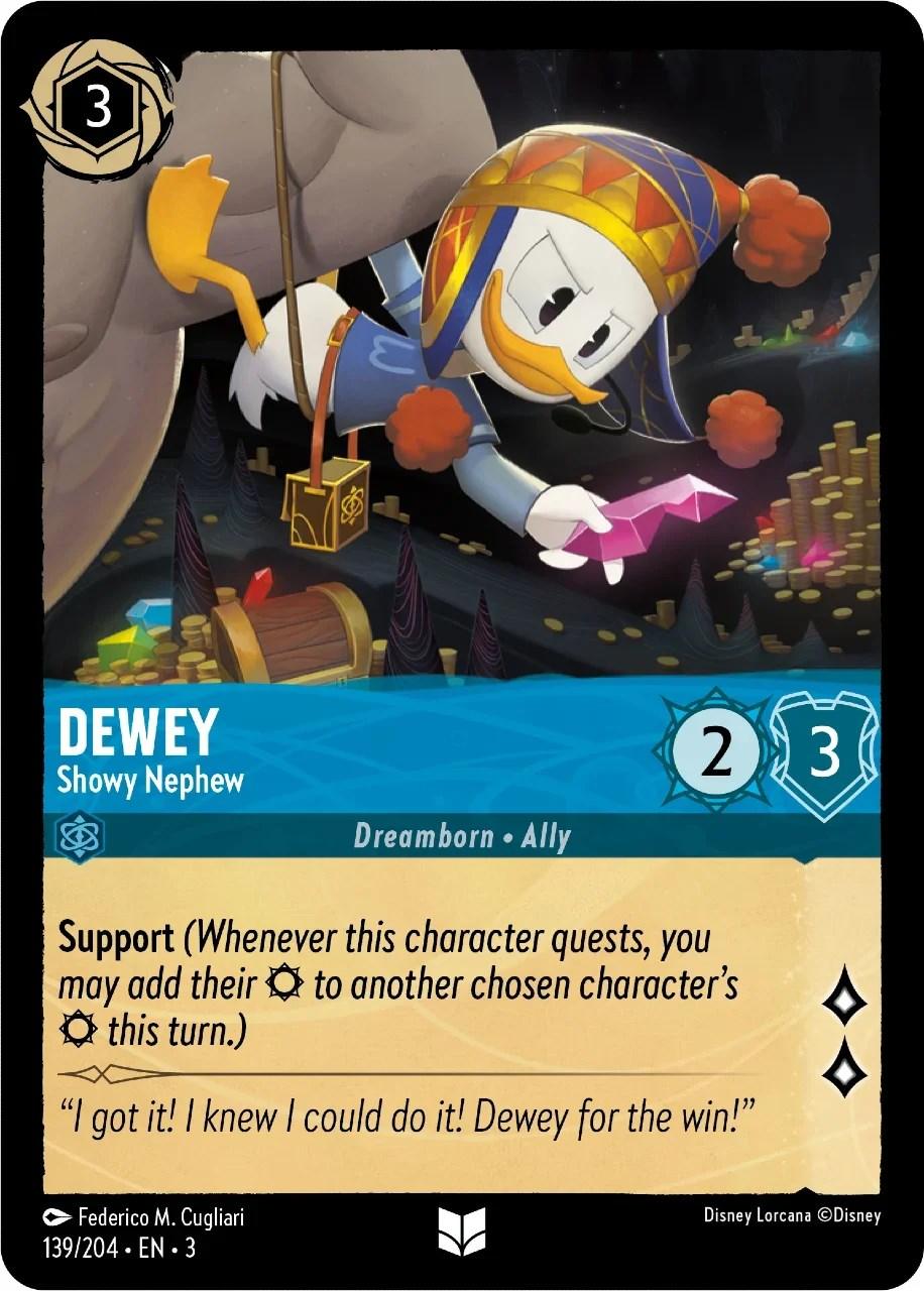  Dewey - Showy Nephew (139/204) [Into the Inklands] - Trading Card World