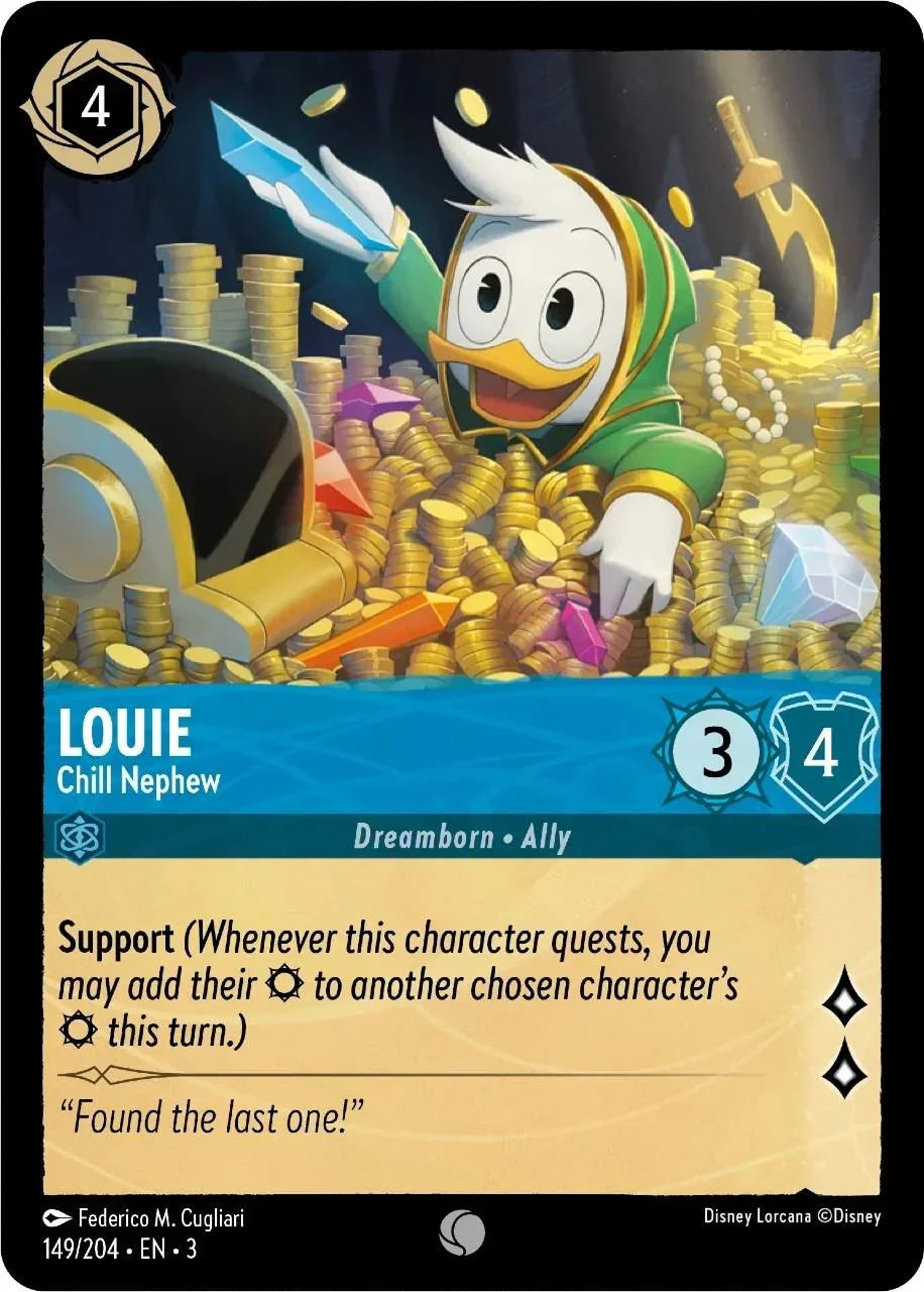  Louie - Chill Nephew (149/204) [Into the Inklands] - Trading Card World