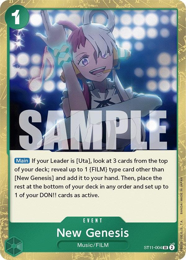 Event, FILM, Music, Starter Deck: Uta, Starter Decks, Super Rare New Genesis [Starter Deck: Uta] - Trading Card World