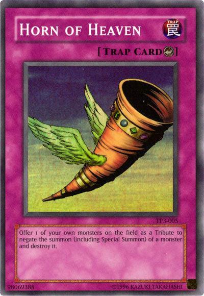 Counter Trap, Super Rare, Tournament Pack 3, Trap, Unlimited Horn of Heaven [TP3-005] Super Rare - Trading Card World