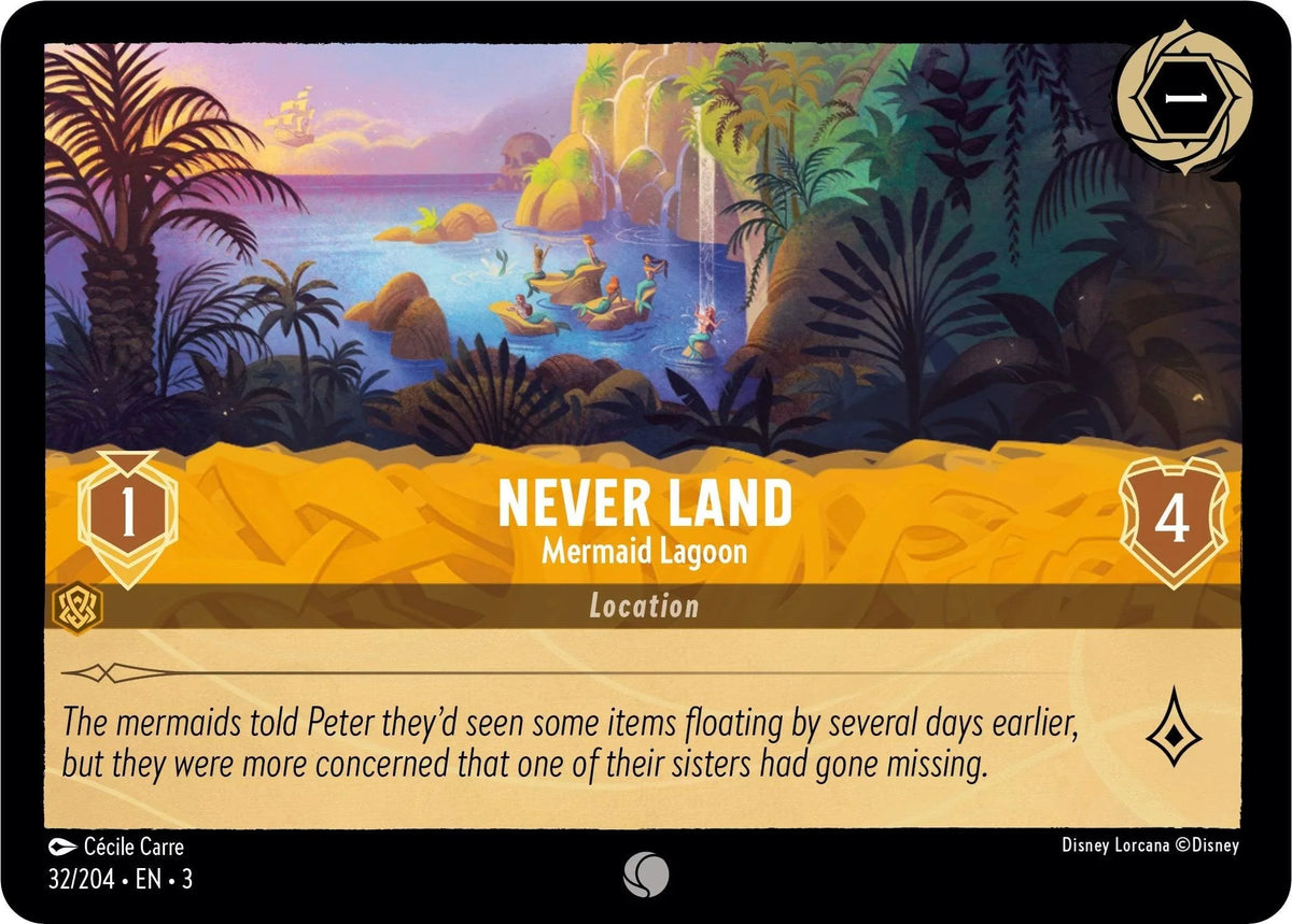  Never Land - Mermaid Lagoon (32/204) [Into the Inklands] - Trading Card World