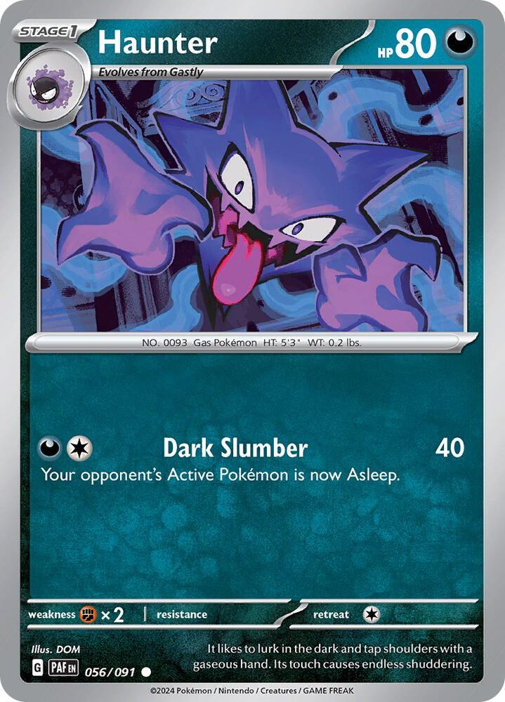 Scarlet & Violet: Paldean Fates Haunter (056/091) [Scarlet & Violet: Paldean Fates] - Trading Card World