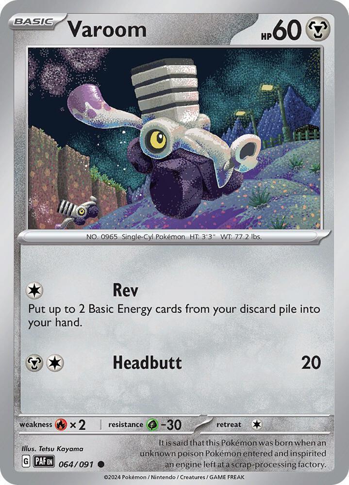 Scarlet & Violet: Paldean Fates Varoom (064/091) [Scarlet & Violet: Paldean Fates] - Trading Card World