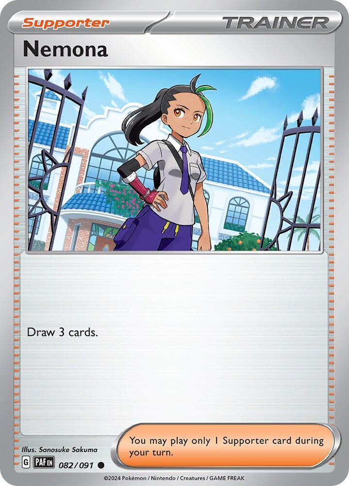 Scarlet & Violet: Paldean Fates Nemona (082/091) [Scarlet & Violet: Paldean Fates] - Trading Card World