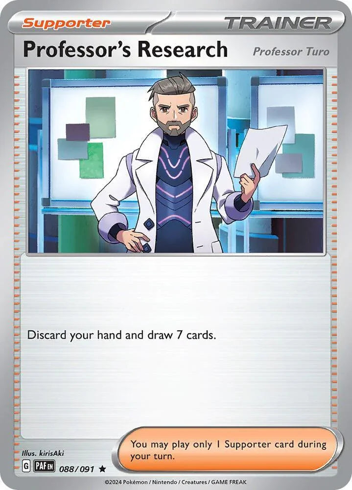 088, Scarlet & Violet: Paldean Fates Professor's Research (088/091) [Scarlet & Violet: Paldean Fates] - Trading Card World