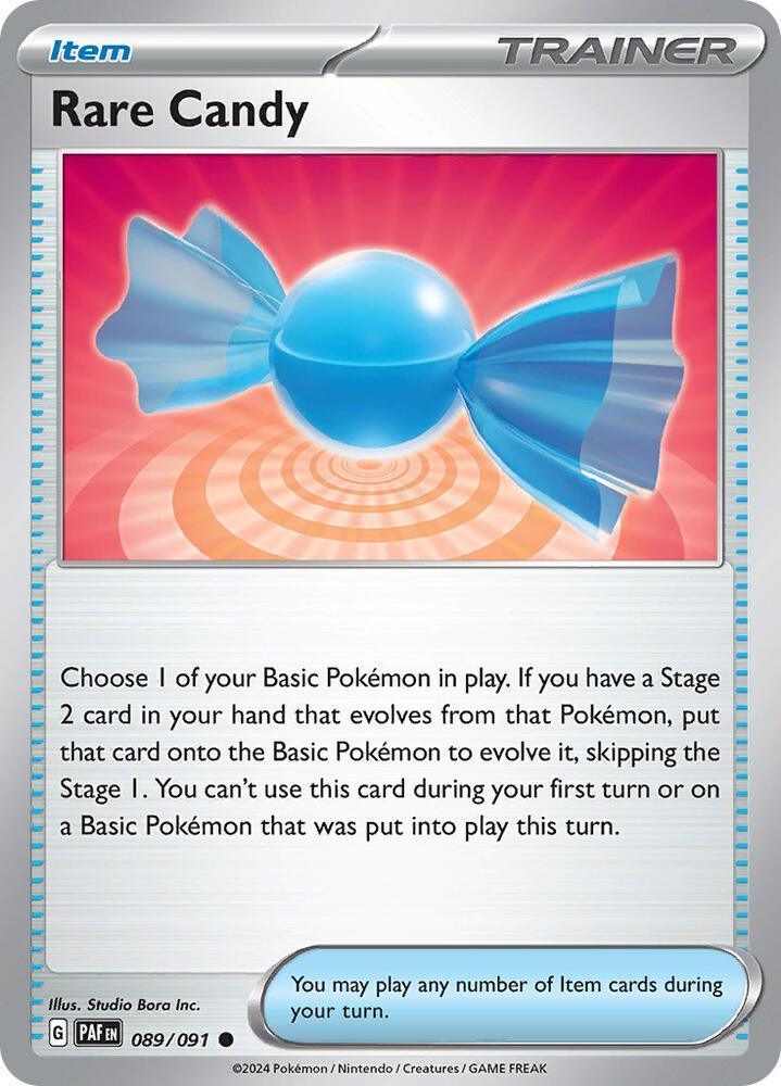 Scarlet & Violet: Paldean Fates Rare Candy (089/091) [Scarlet & Violet: Paldean Fates] - Trading Card World