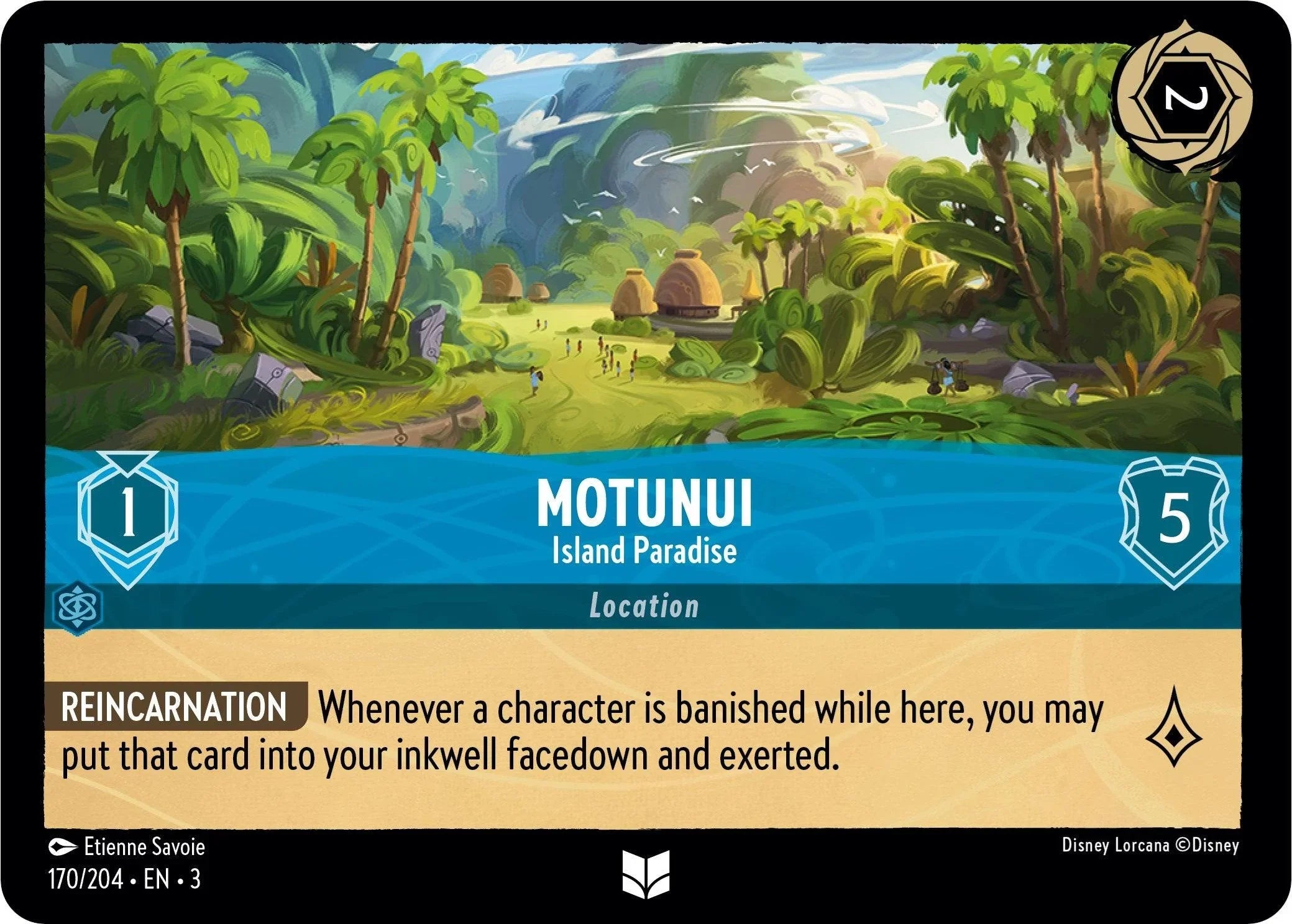  Motunui - Island Paradise (170/204) [Into the Inklands] - Trading Card World