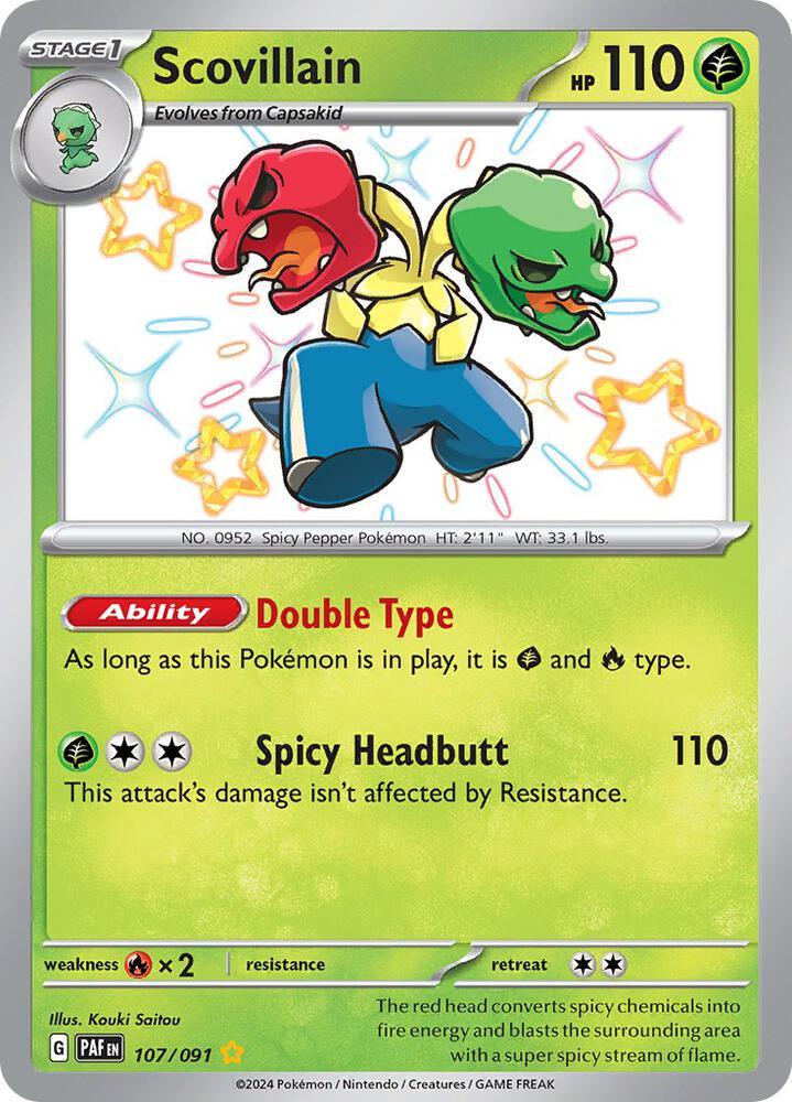 Scarlet & Violet: Paldean Fates Scovillain (107/091) [Scarlet & Violet: Paldean Fates] - Trading Card World