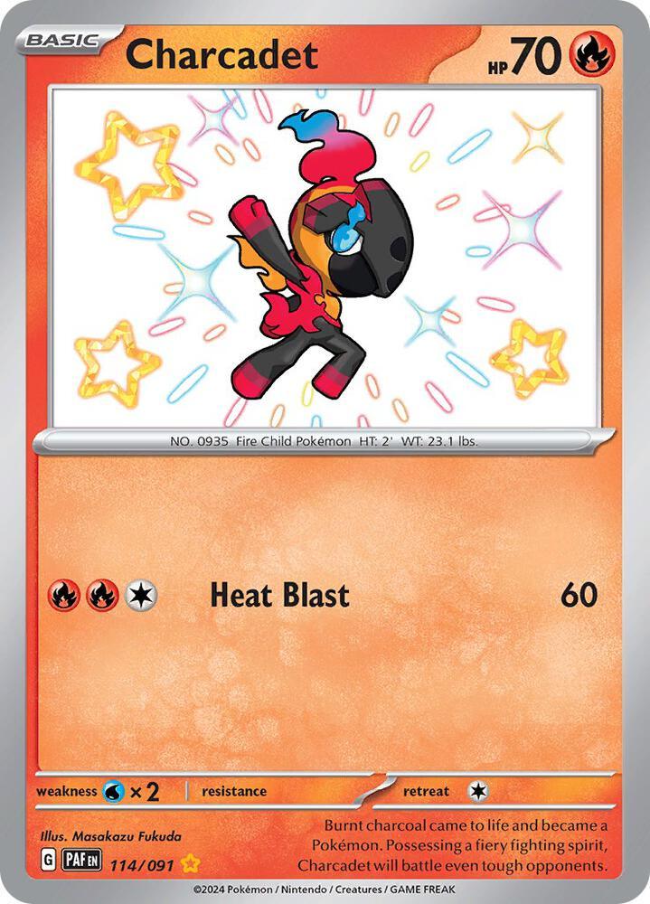 Scarlet & Violet: Paldean Fates Charcadet (114/091) [Scarlet & Violet: Paldean Fates] - Trading Card World