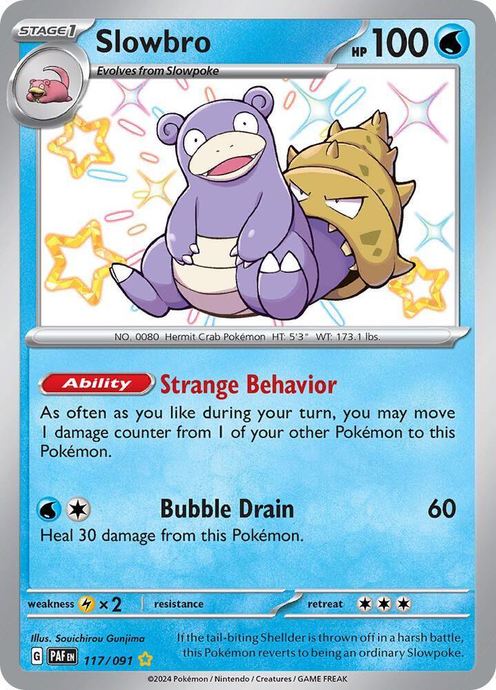 Scarlet & Violet: Paldean Fates Slowbro (117/091) [Scarlet & Violet: Paldean Fates] - Trading Card World