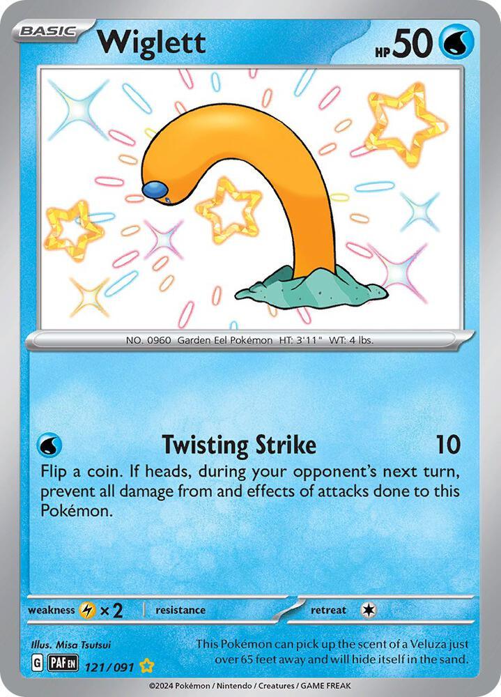 Scarlet & Violet: Paldean Fates Wiglett (121/091) [Scarlet & Violet: Paldean Fates] - Trading Card World
