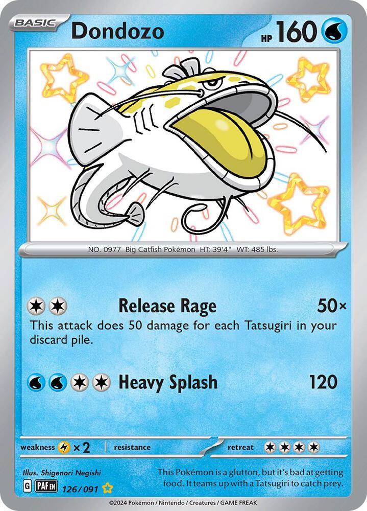 Scarlet & Violet: Paldean Fates Dondozo (126/091) [Scarlet & Violet: Paldean Fates] - Trading Card World