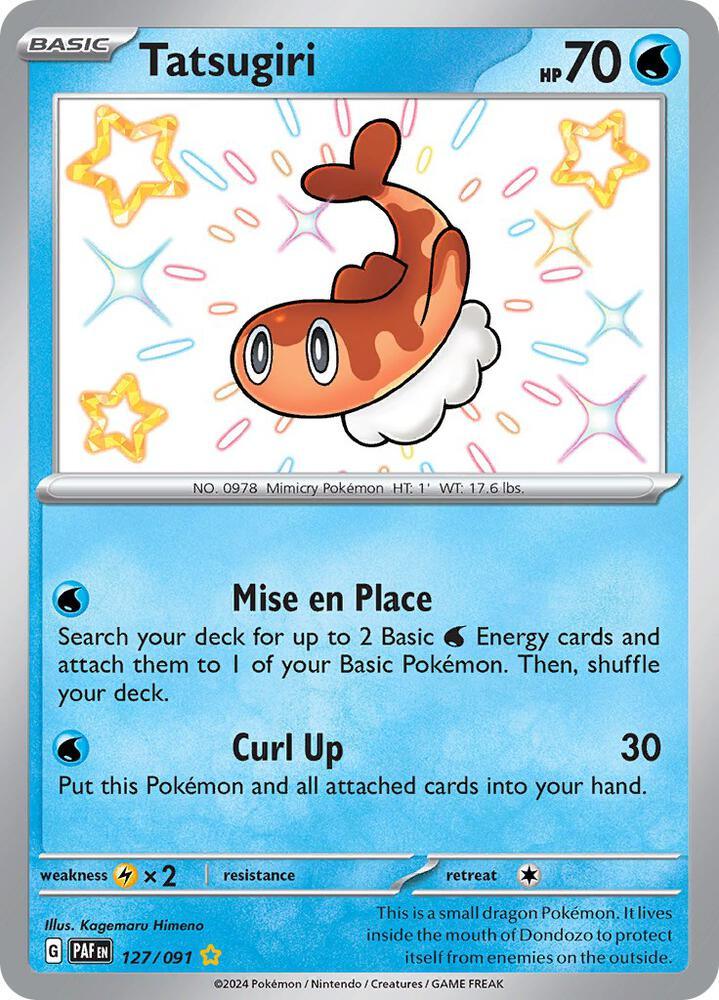 Scarlet & Violet: Paldean Fates Tatsugiri (127/091) [Scarlet & Violet: Paldean Fates] - Trading Card World