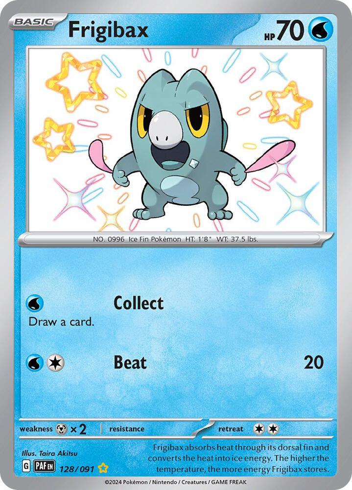 129, Scarlet & Violet: Paldean Fates Frigibax (129/091) [Scarlet & Violet: Paldean Fates] - Trading Card World