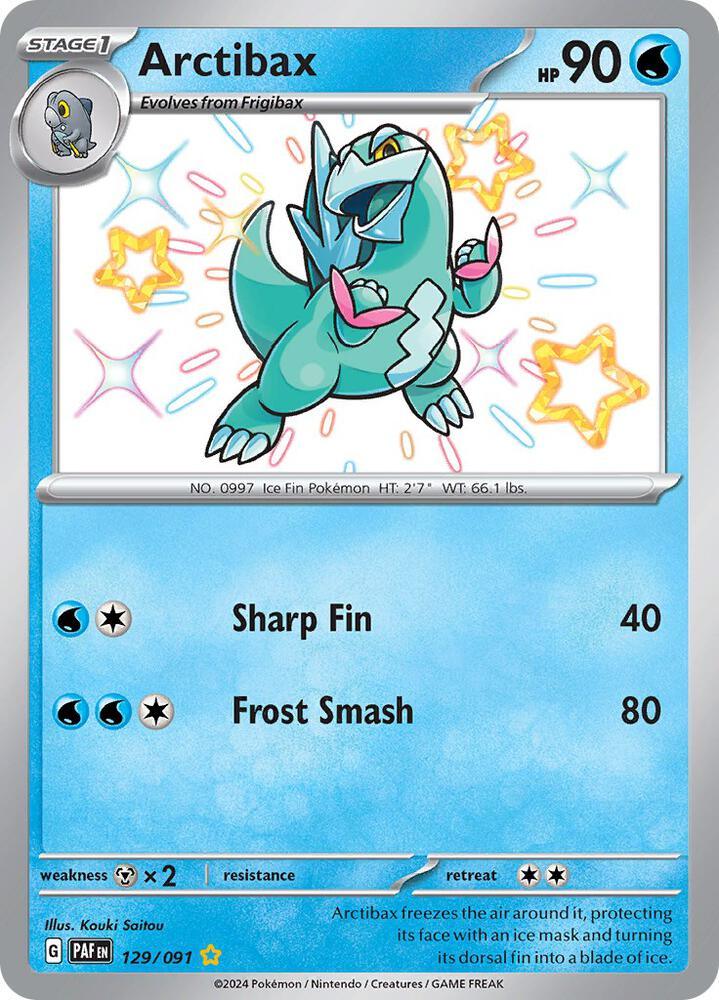 Scarlet & Violet: Paldean Fates Arctibax (129/091) [Scarlet & Violet: Paldean Fates] - Trading Card World