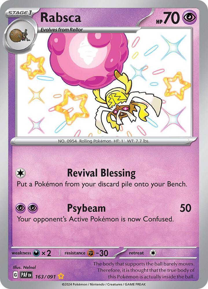 Scarlet & Violet: Paldean Fates Rabsca (163/091) [Scarlet & Violet: Paldean Fates] - Trading Card World