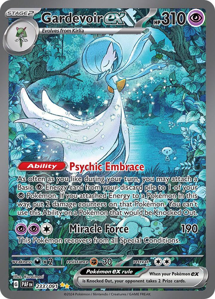 Scarlet & Violet: Paldean Fates Gardevoir ex (233/091) [Scarlet & Violet: Paldean Fates] - Trading Card World