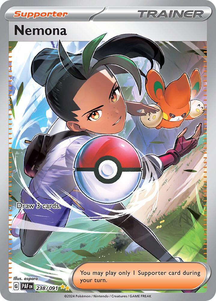 Scarlet & Violet: Paldean Fates Nemona (238/091) [Scarlet & Violet: Paldean Fates] - Trading Card World