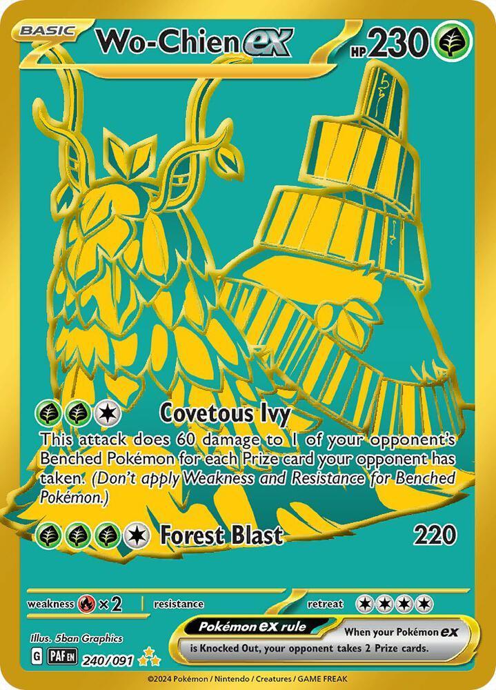 Scarlet & Violet: Paldean Fates Wo-Chien ex (240/091) [Scarlet & Violet: Paldean Fates] - Trading Card World