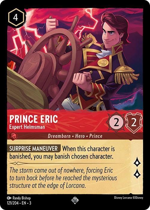  Prince Eric - Expert Helmsman (121/204) [Into the Inklands] - Trading Card World