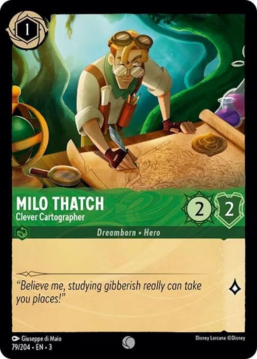  Milo Thatch - Clever Cartographer (79/204) [Into the Inklands] - Trading Card World