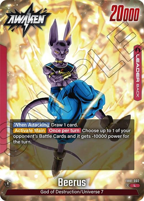  Beerus (FB01-002) [Awakened Pulse] - Trading Card World