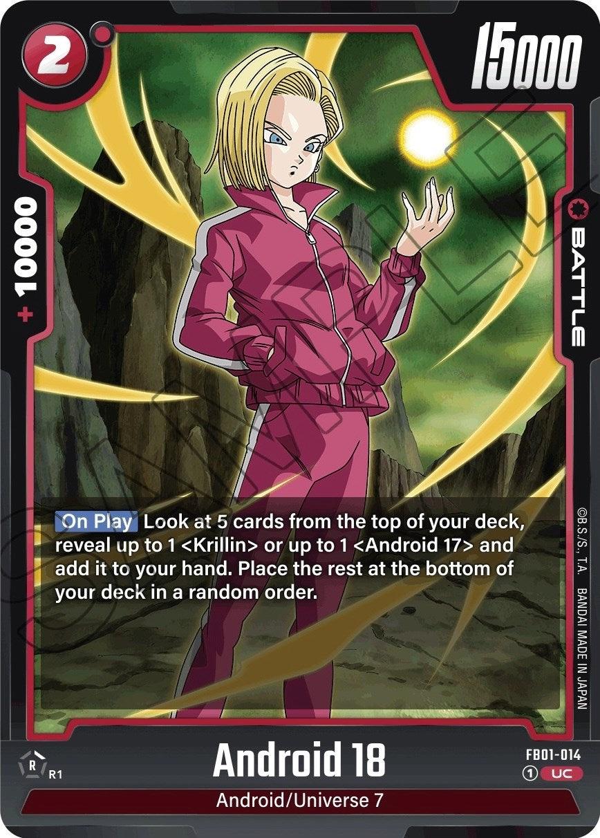  Android 18 (FB01-014) [Awakened Pulse] - Trading Card World