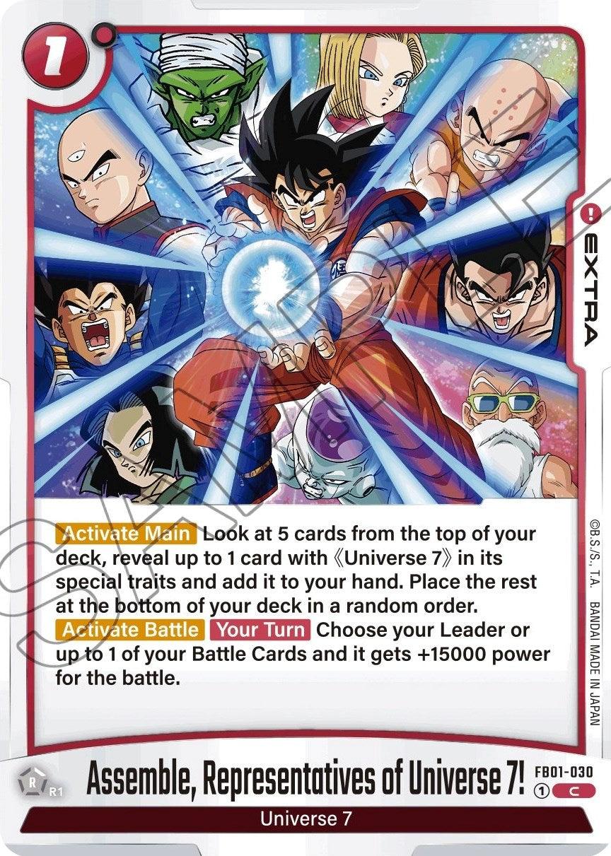  Assemble, Representatives of Universe 7! [Awakened Pulse] - Trading Card World