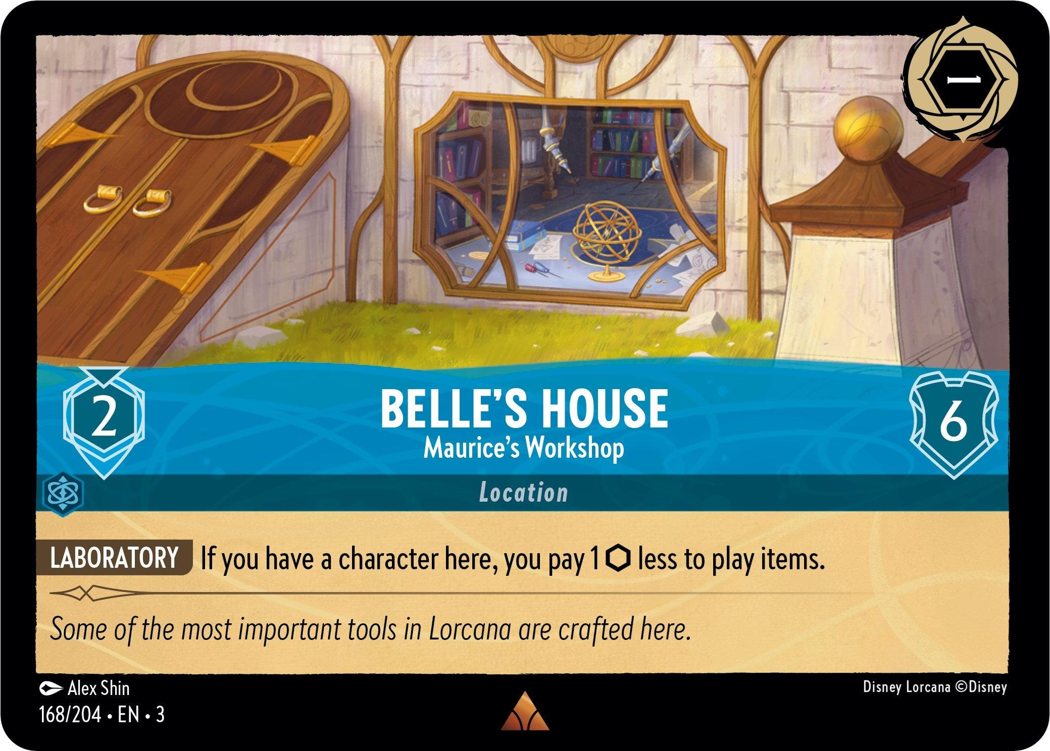  Belle's House - Maurice's Workshop (168/204) [Into the Inklands] - Trading Card World