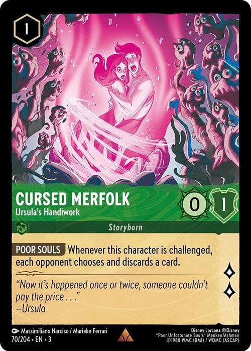  Cursed Merfolk - Ursula's Handiwork (70/204) [Into the Inklands] - Trading Card World