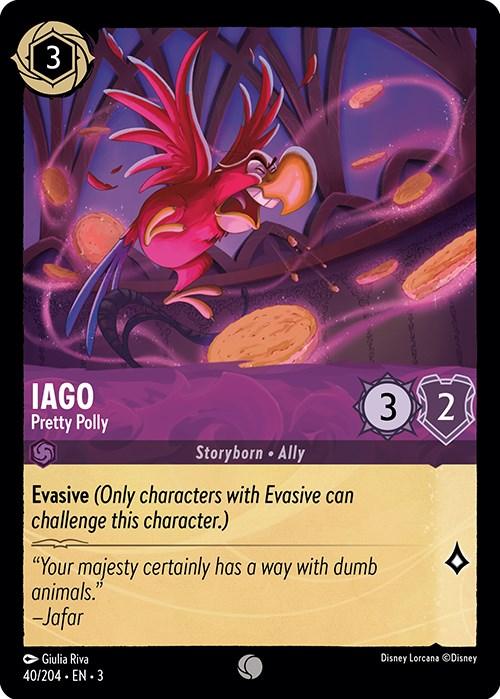  Iago - Pretty Polly (40/204) [Into the Inklands] - Trading Card World