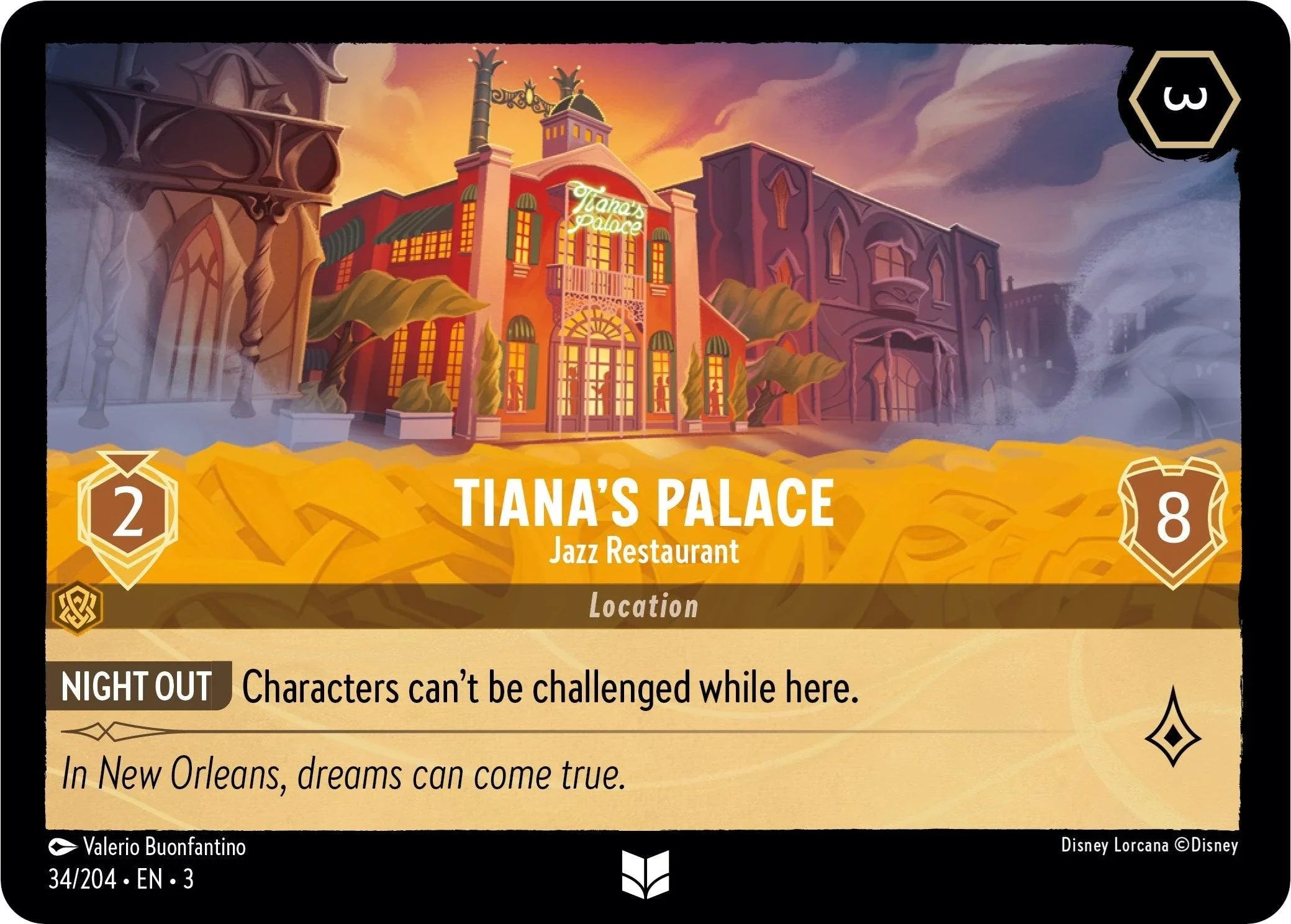  Tiana's Palace - Jazz Restaurant (34/204) [Into the Inklands] - Trading Card World