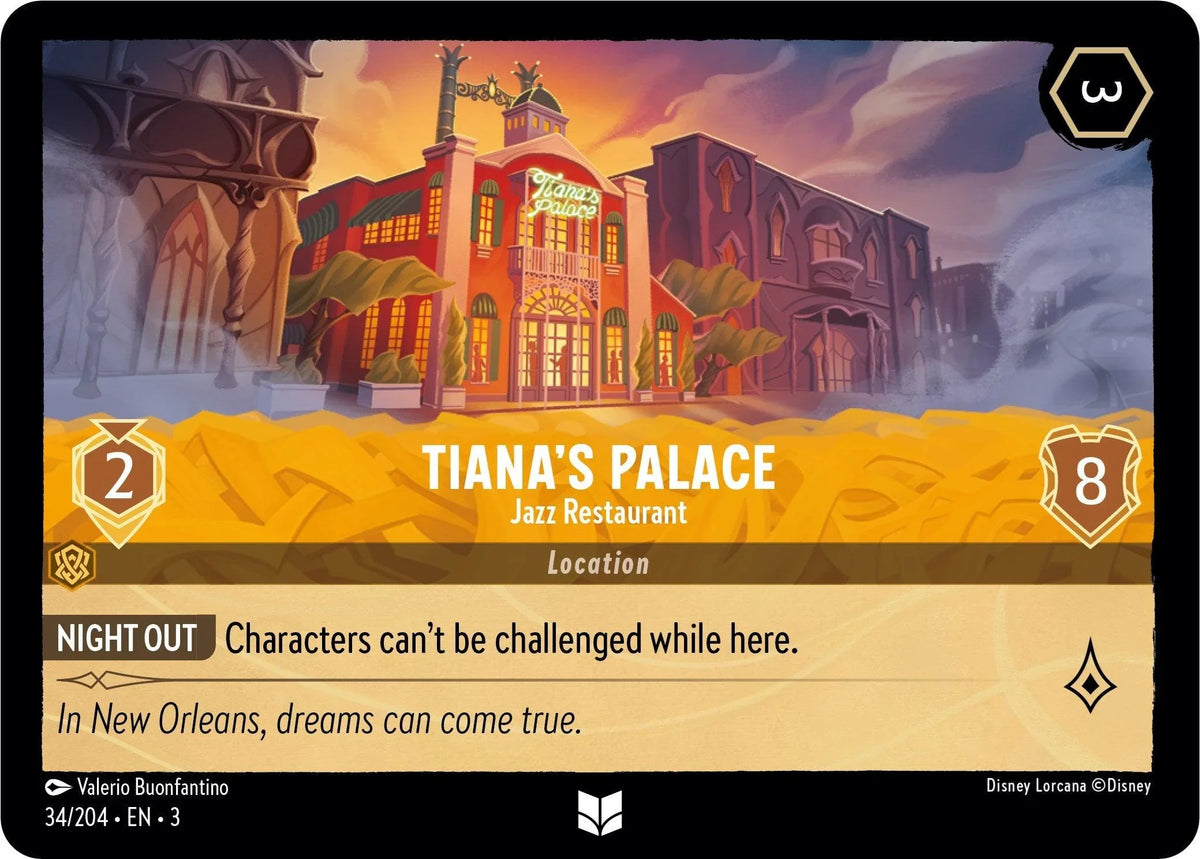  Tiana's Palace - Jazz Restaurant (34/204) [Into the Inklands] - Trading Card World