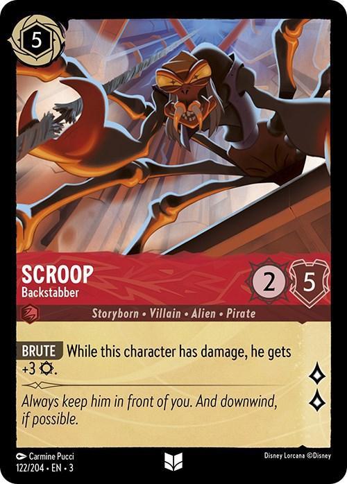  Scroop - Backstabber (122/204) [Into the Inklands] - Trading Card World