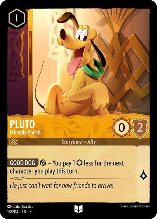  Pluto - Friendly Pooch (18/204) [Into the Inklands] - Trading Card World