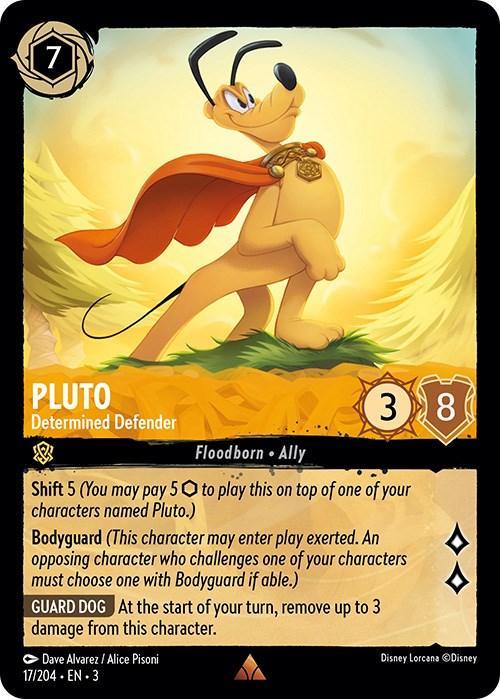  Pluto - Determined Defender (17/204) [Into the Inklands] - Trading Card World