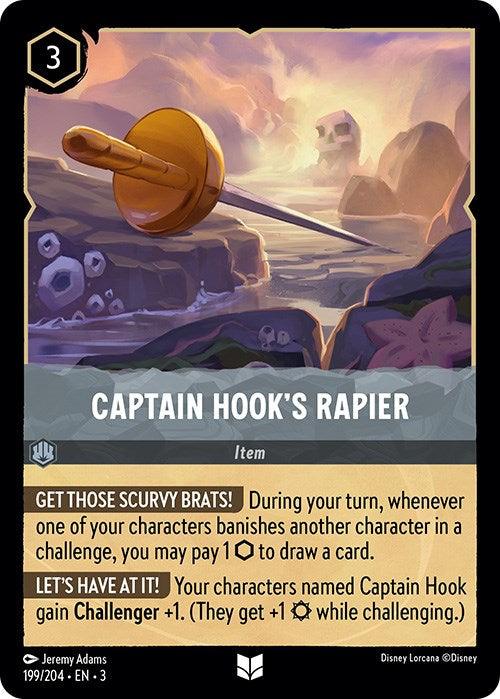  Captain Hook's Rapier (199/204) [Into the Inklands] - Trading Card World