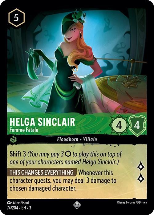  Helga Sinclair - Femme Fatale (74/204) [Into the Inklands] - Trading Card World